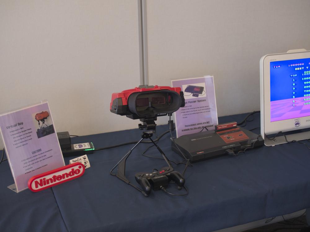 An original nintendo virtual boy VR headset
